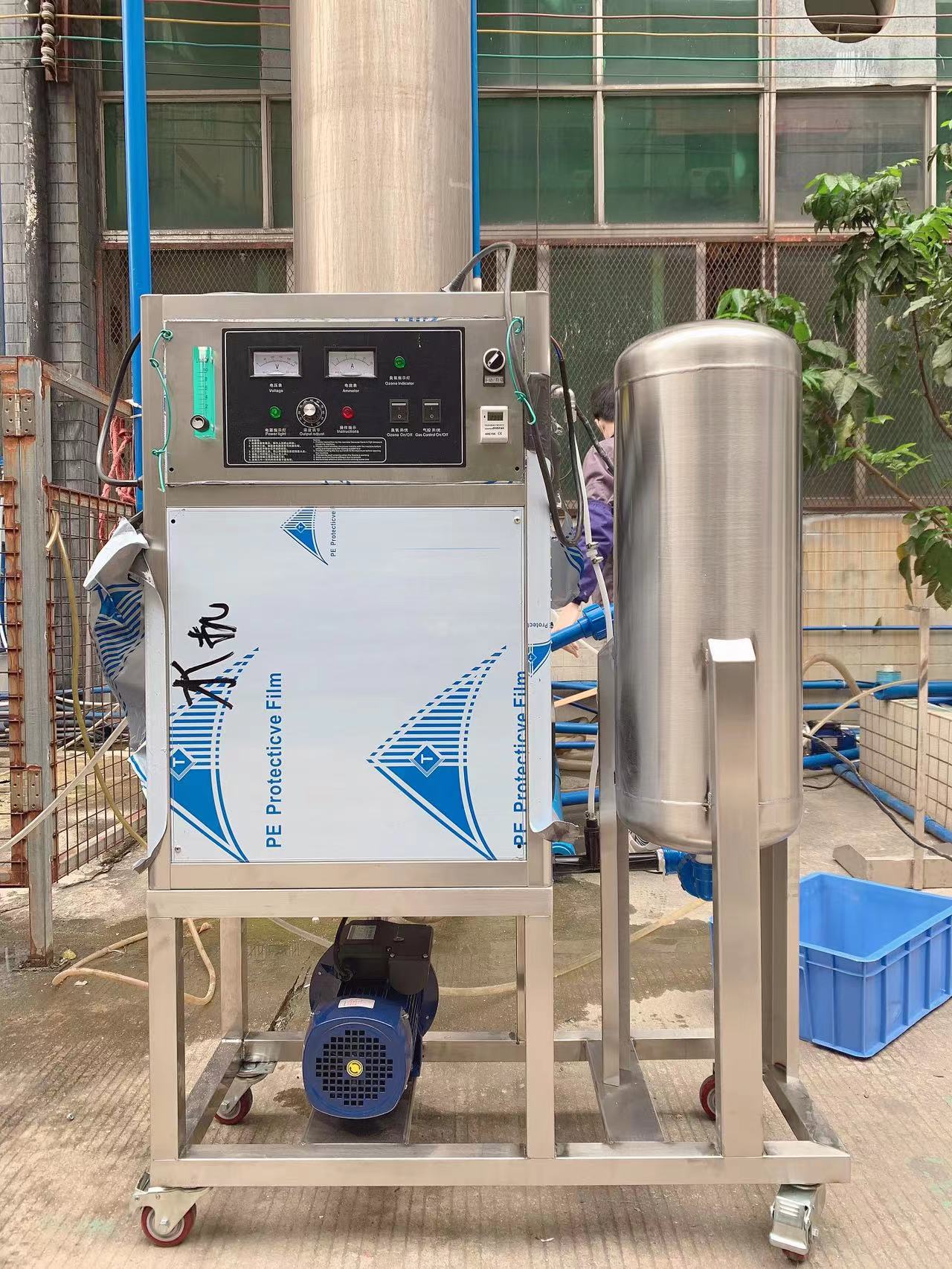 (圖文)高濃度臭氧水機氧氣源15g臭